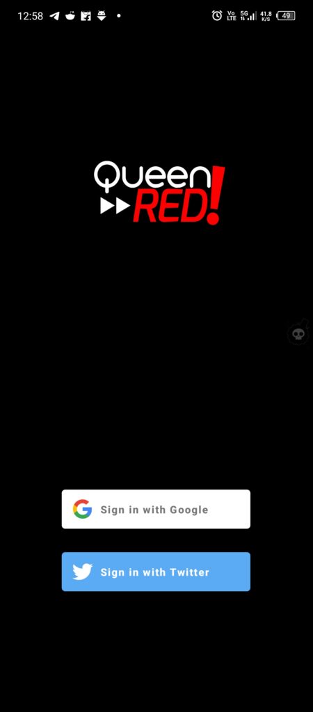 Sign In to Queen Red App